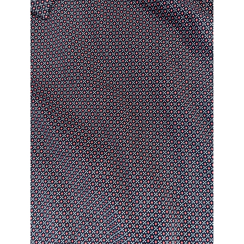 UNTUCKit Men's Peraldi Relaxed Fit Navy Geometric Stretch Shirt XXXL Performance - Picture 3 of 6